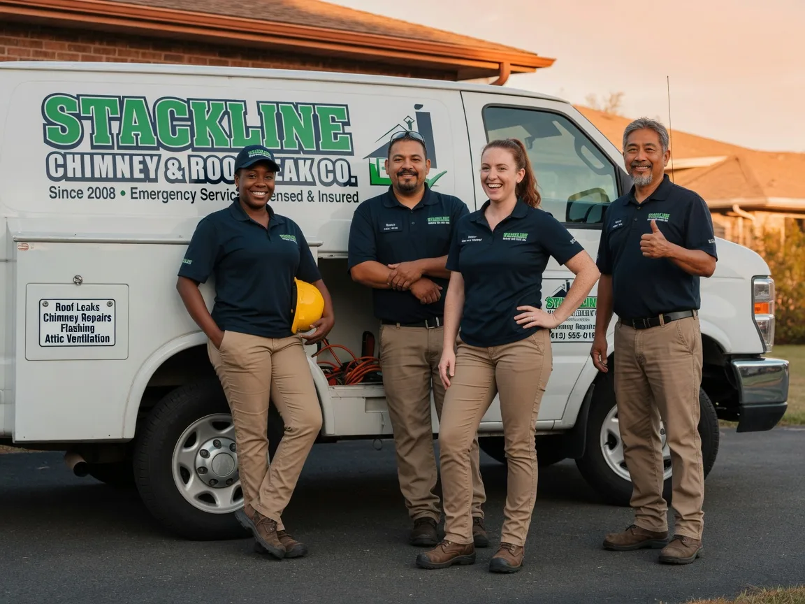 Chimney flashing repair company in De Witt, NE